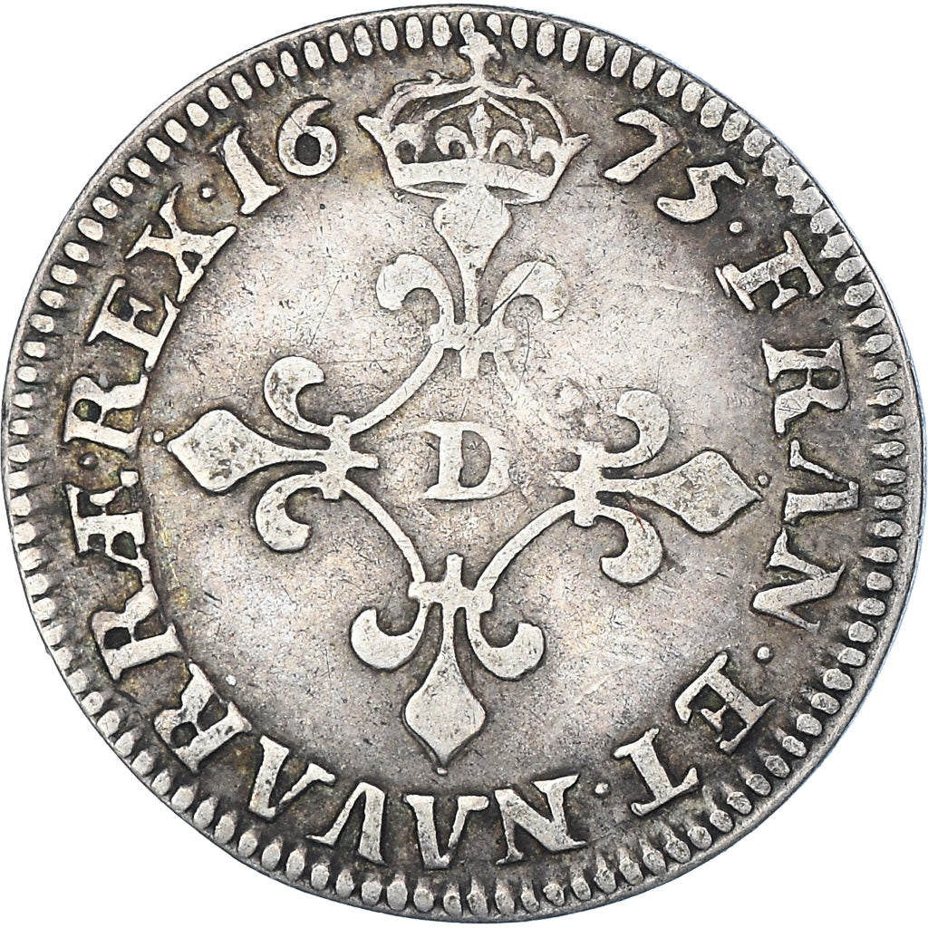Moneda, Francia, Louis XIV, 4 Sols dits « des Traitants », 4 Sols, 1675