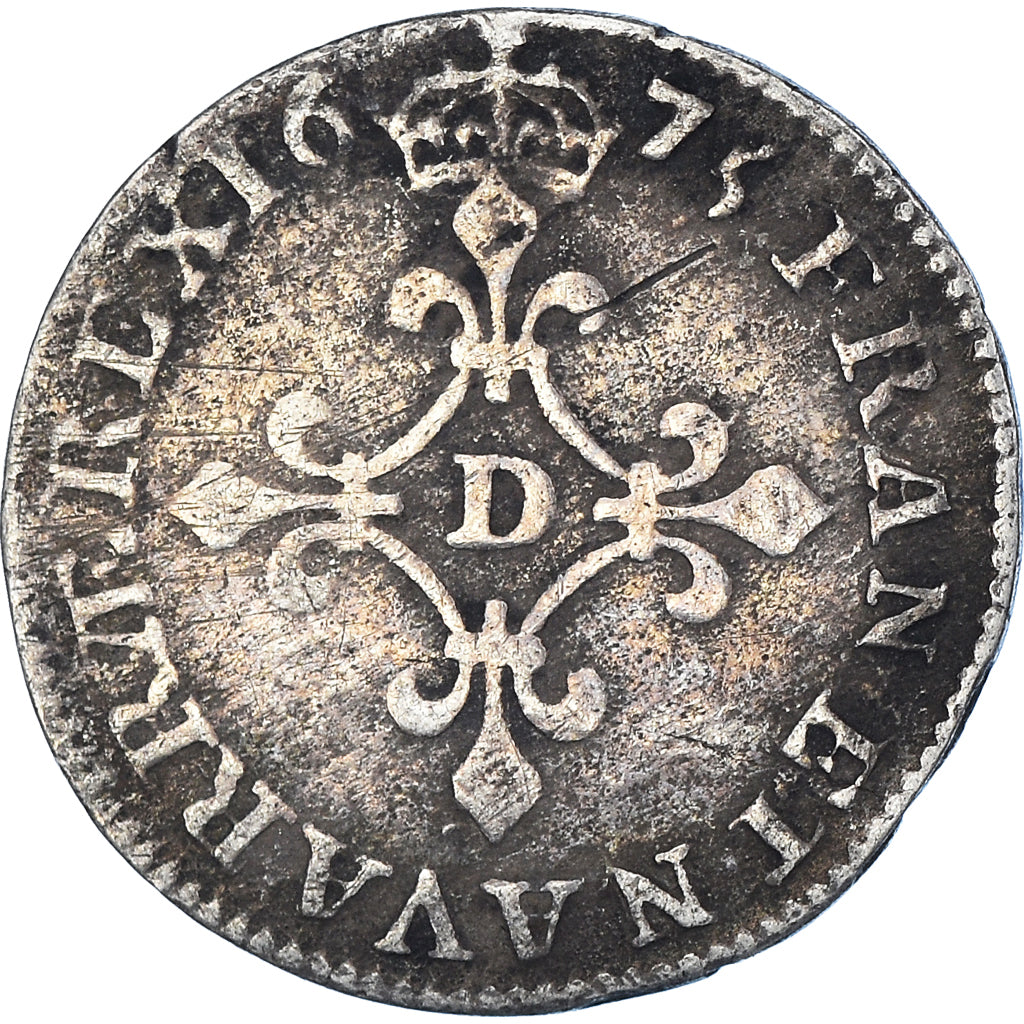 Munten, Frankrijk, Louis XIV, 4 Sols dits « des Traitants », 4 Sols, 1675