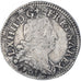 Moneda, Francia, Louis XIV, 5 Sols aux insignes, 5 Sols, 1/16 ECU, 1703