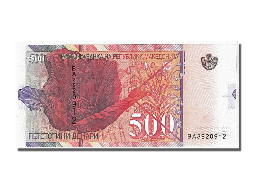 Banconote, Macedonia, 500 Denari, 1996, KM:21c, FDS