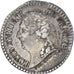 France, Quinaire, Louis XVIII et Henri IV, EF(40-45), Silver