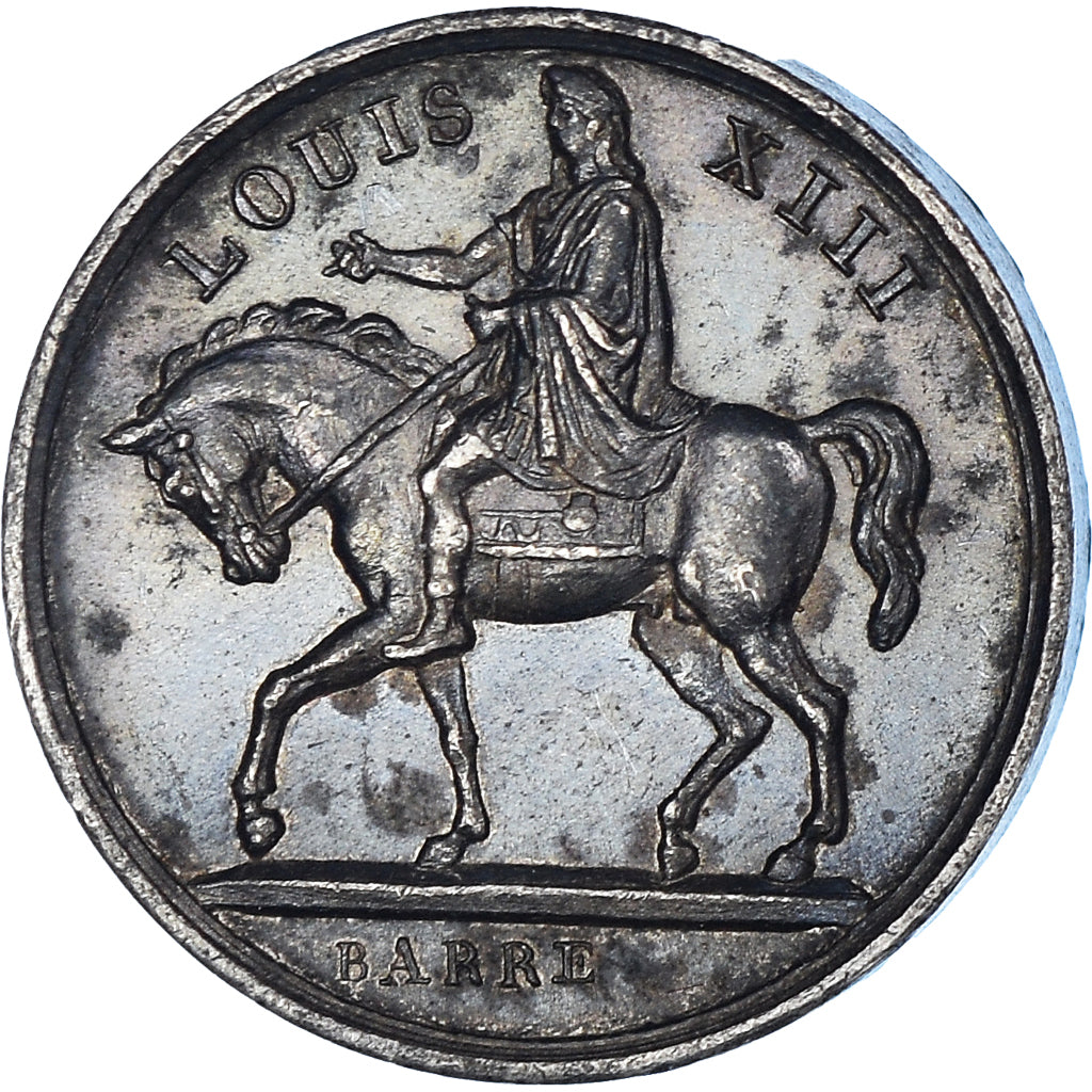 Francia, medaglia, Quinaire de l'Erection de la Statue de Louis XIII, 1829