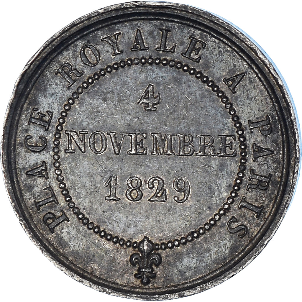 Francia, medaglia, Quinaire de l'Erection de la Statue de Louis XIII, 1829