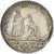 France, Médaille, Quinaire du Sacre de Charles X à Reims, 1825, Gayrard, SUP