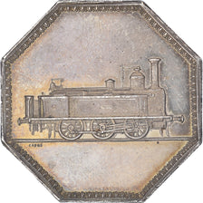 France, Token, Glos à Pont-Audemer, 1865, EF(40-45), Silver
