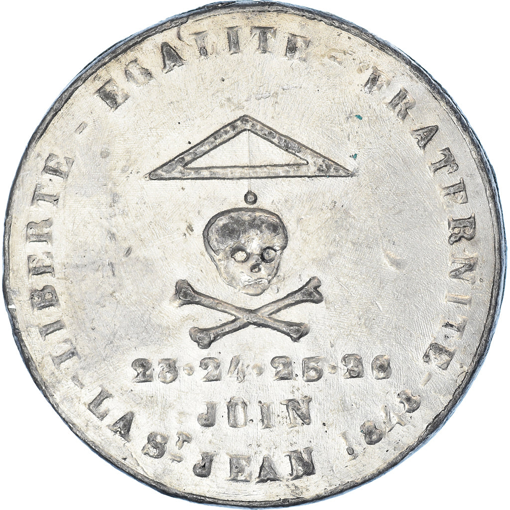 Frankrijk, Medaille, IIème République, les Journées de Juin, 1848, ZF, Blik