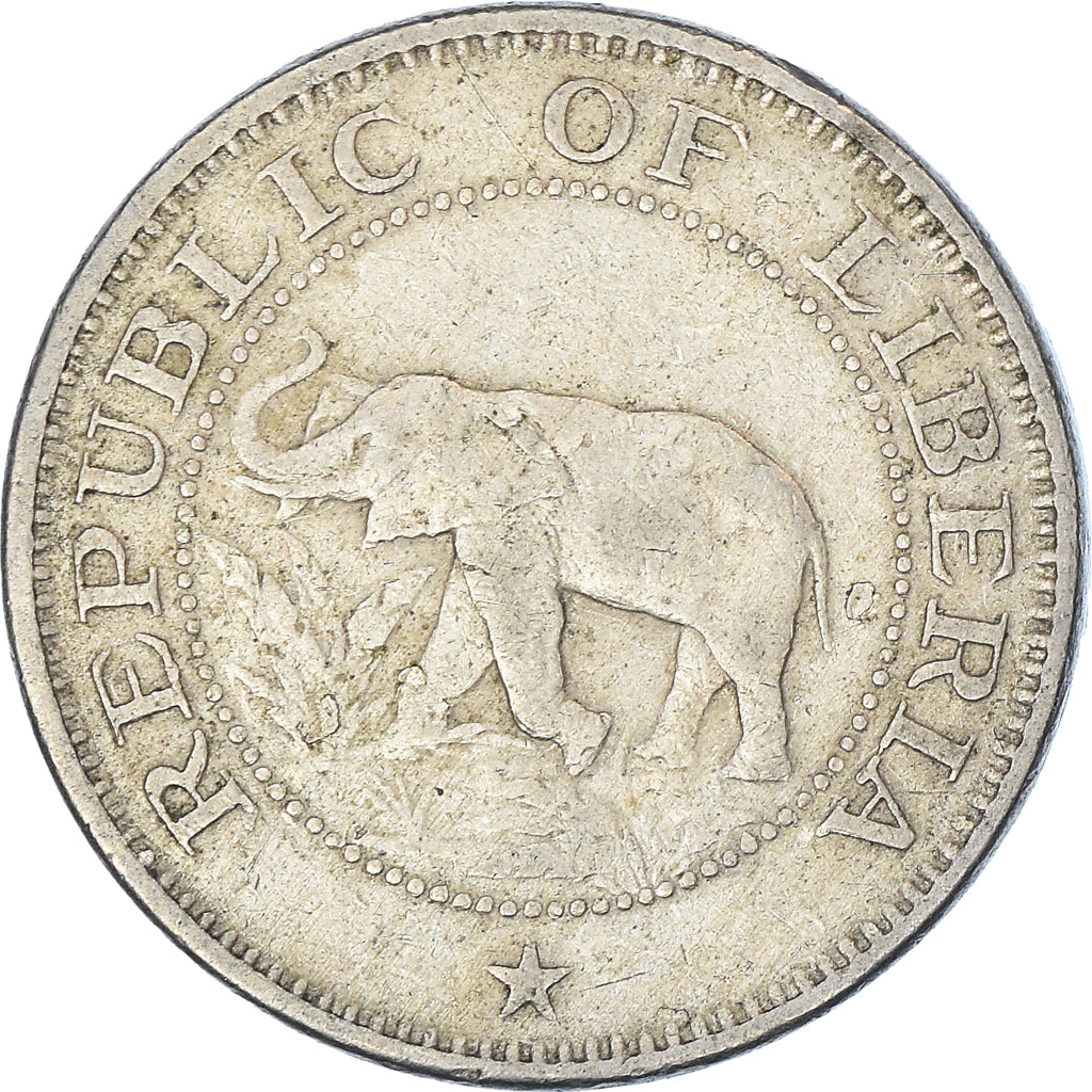 Monnaie, Libéria, 5 Cents, 1961, TTB, Cupro-nickel, KM:14