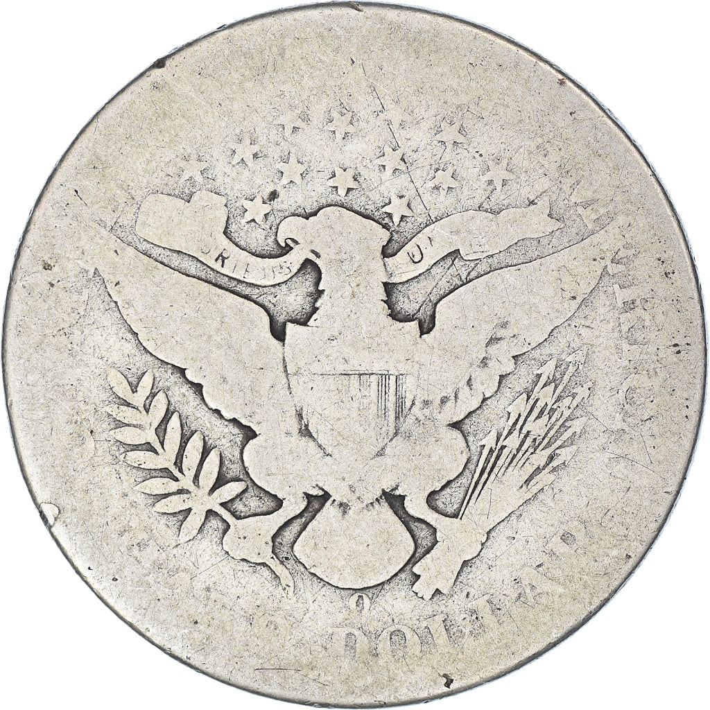 Moeda, Estados Unidos da América, Barber Half Dollar, Half Dollar, 1907, U.S.