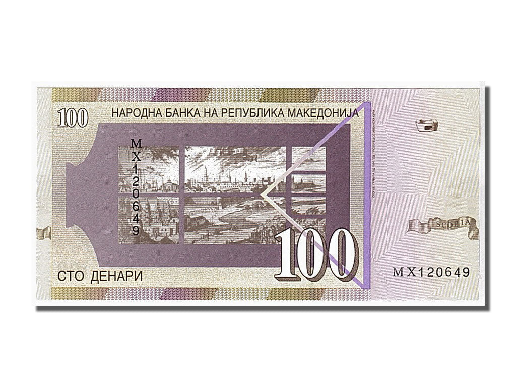 Banknote, Macedonia, 100 Denari, 2009, KM:16a, UNC(65-70)