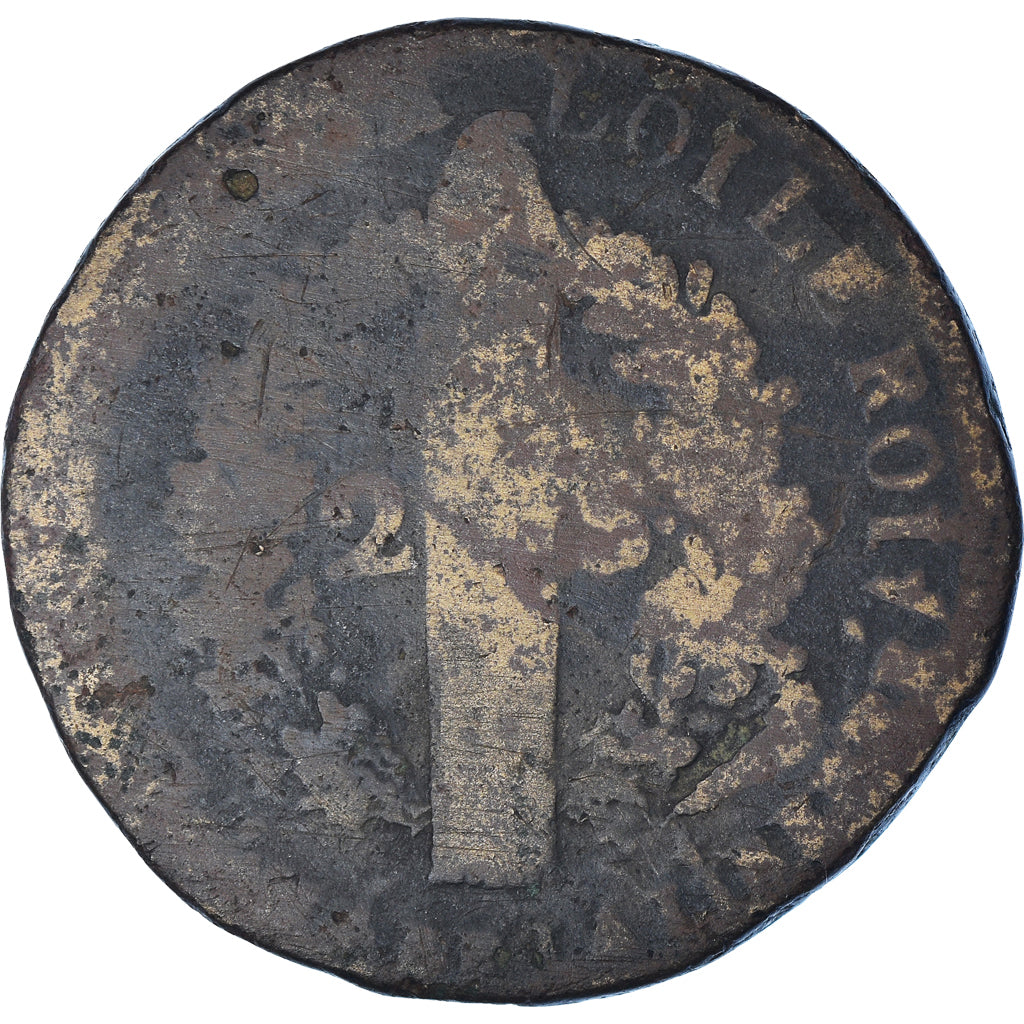 Coin, France, Louis XVI, 2 Sols, 179[?] / AN 4, Arras, F(12-15), Métal de