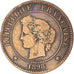 Monnaie, France, Cérès, 5 Centimes, 1898, Paris, TB+, Bronze, Gadoury:165