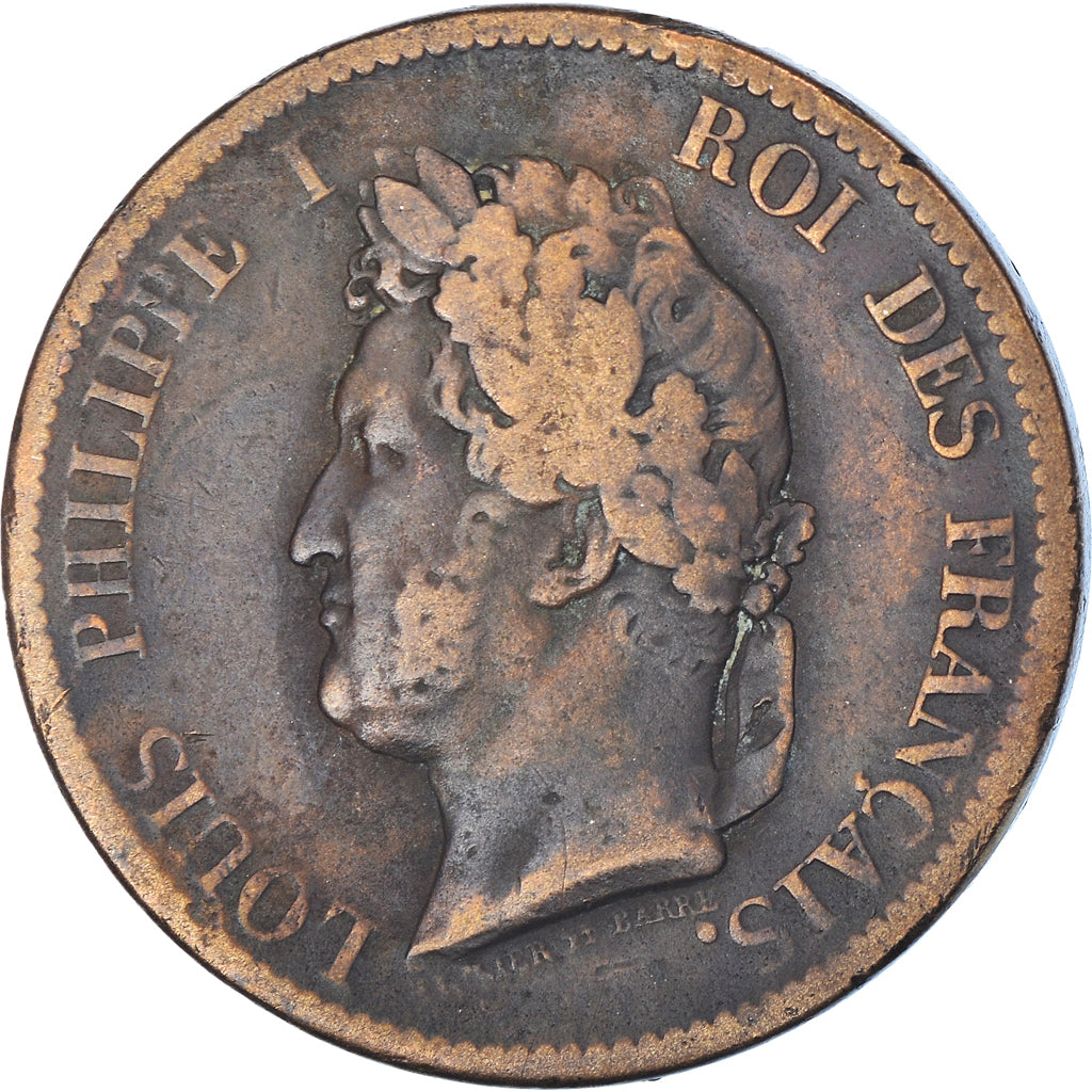 Coin, FRENCH COLONIES, Louis - Philippe, 5 Centimes, 1839, Paris, VF(30-35)