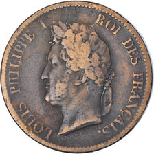 Moneta, KOLONIE FRANCUSKIE, Louis - Philippe, 5 Centimes, 1839, Paris