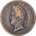 Moneda, COLONIAS FRANCESAS, Louis - Philippe, 5 Centimes, 1839, Paris, BC+