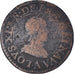 Moneda, Francia, Louis XIII, Double tournois, buste enfantin, Double Tournois