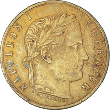 France, Médaille, Inauguration du Tombeau de Napoléon Ier, 1853, TTB, Laiton