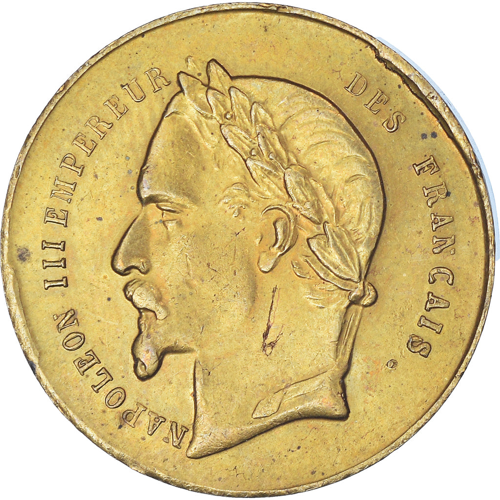 Francia, medalla, Napoléon III empereur des français, MBC, Latón