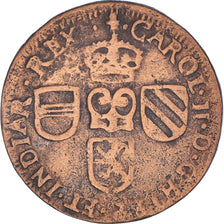 Coin, Spanish Netherlands, Flanders, Charles II, Liard, 12 Mites, 1692, Bruges