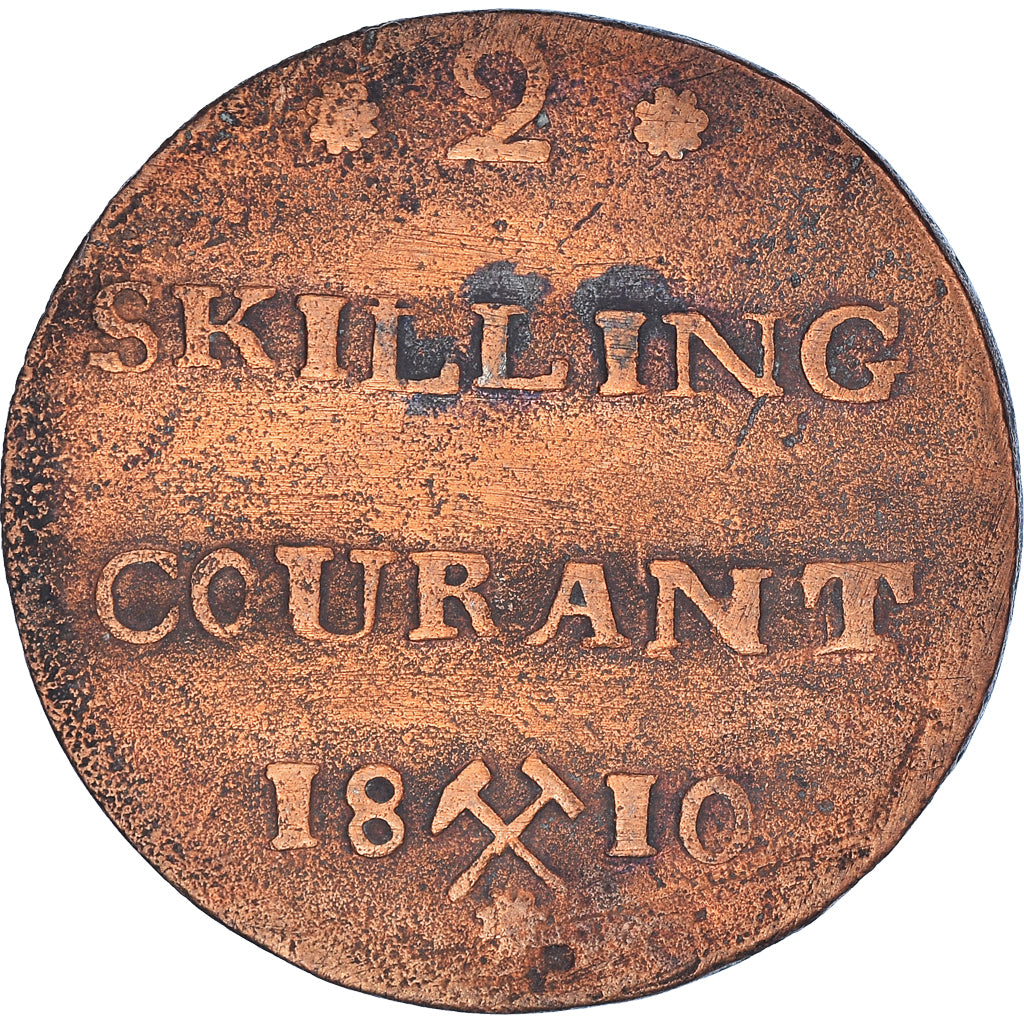 Coin, Norway, 2 Skilling, 1810, VF(30-35), Copper, KM:280.1