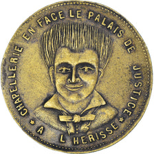 France, Jeton, L'Hérisse, Chapellerie, Reims, TTB+, Laiton