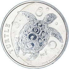 Coin, Niue, Elizabeth II, Hawksbill Turtle, 5 dollars, 2 oz, 2015, MS(63)