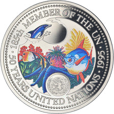 Coin, Palau, 50e anniversaire - Nations Unies, Dollar, 1995, MS(65-70)