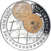 Moeda, Uganda, New euro - Austria 2 cents, 1000 Shillings, 1999, MS(65-70)