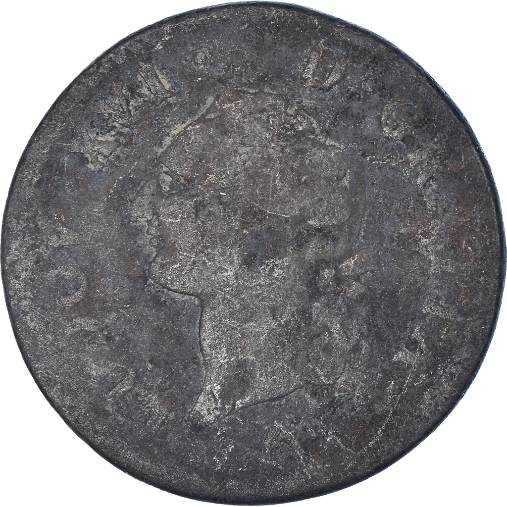 Moeda, França, Louis XVI, Sol ou sou, Sol, 1790, Orléans, VF(20-25), Cobre