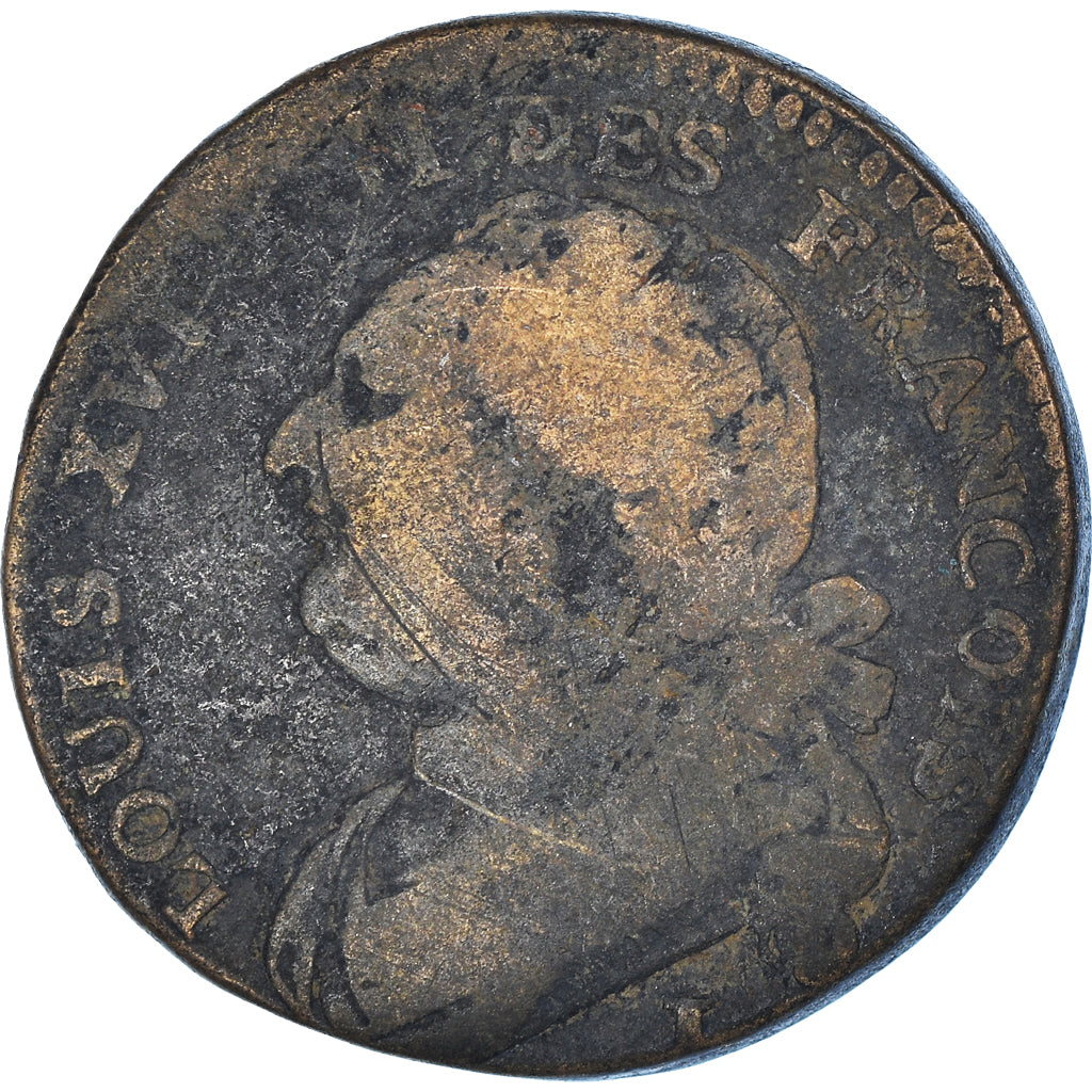 Coin, France, Louis XVI, 12 Deniers, AN 4, VF(20-25), Métal de cloche