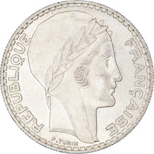 Coin, France, Turin, 20 Francs, 1934, Paris, AU(55-58), Silver, KM:879
