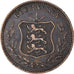 Coin, Guernsey, 8 Doubles, 1902, Heaton, Birmingham, VF(30-35), Bronze, KM:7