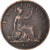 Moneta, Gran Bretagna, Victoria, Farthing, 1887, British Royal Mint, BB, Bronzo