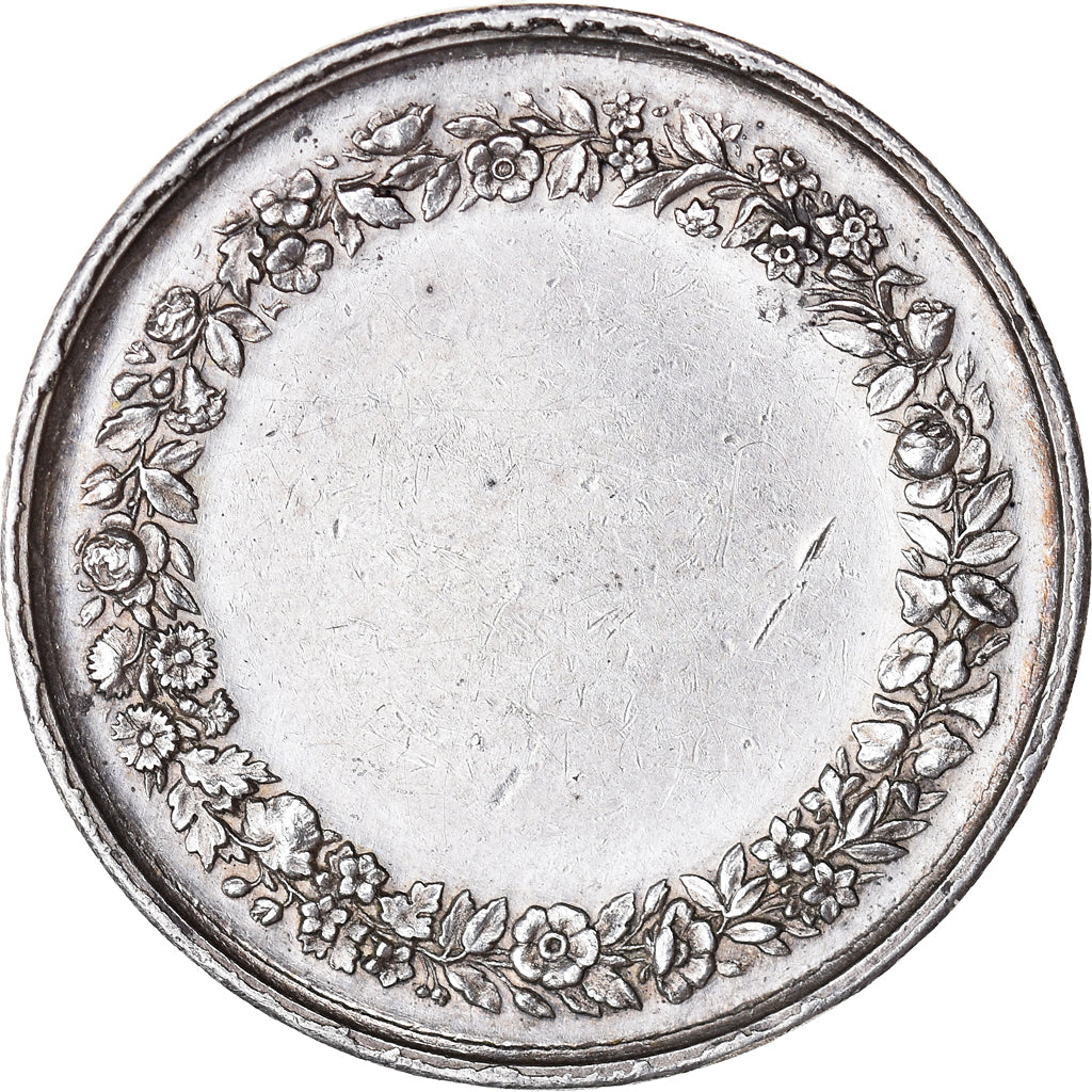 France, Medal, Médaille de mariage, sans inscriptions, AU(55-58), Silver