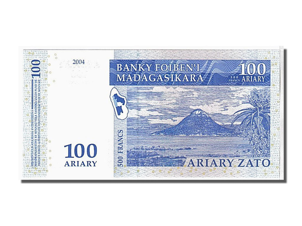 Madagascar, 100 Ariary, 2004, KM:86b, FDS