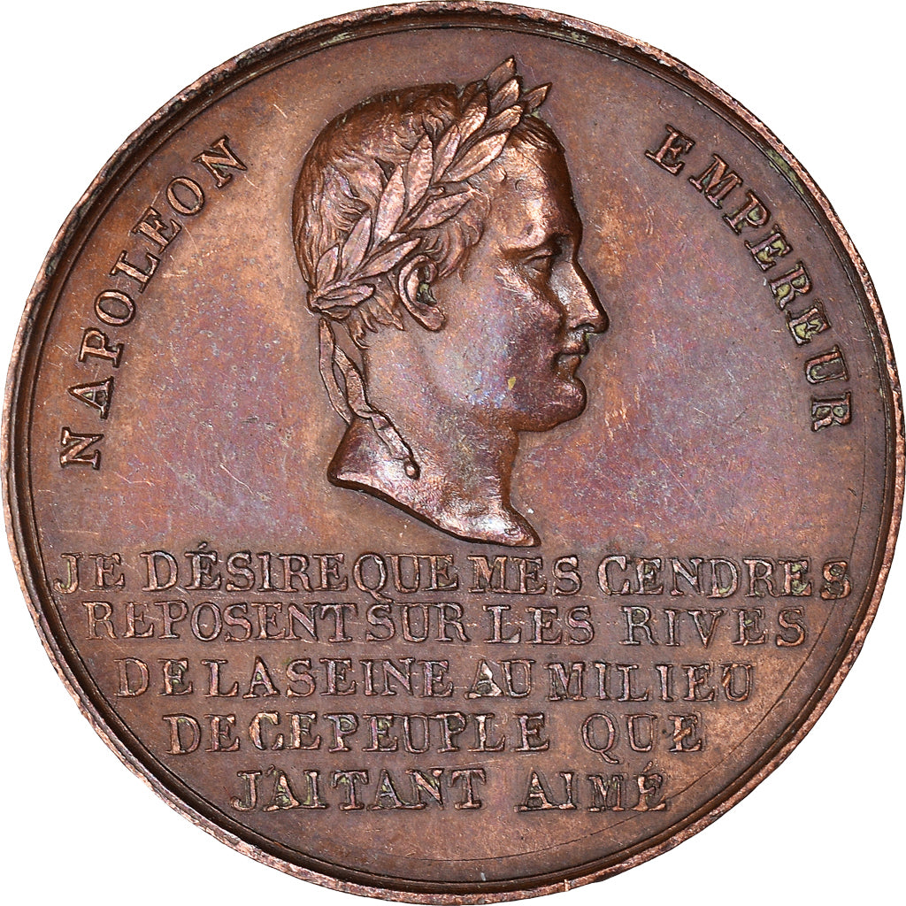 Frankrijk, Medaille, Napoléon Ier, Retour des cendres, 1840, Montagny, PR