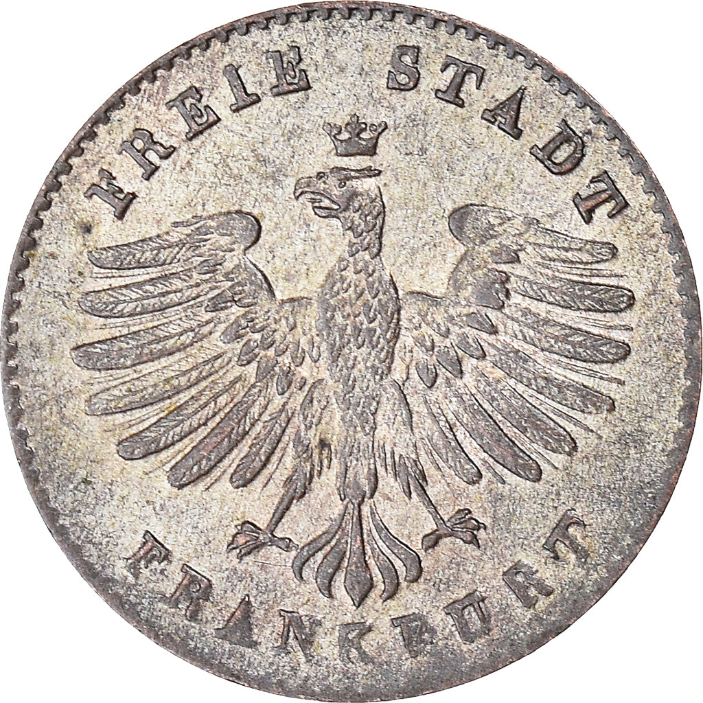 Coin, German States, FRANKFURT AM MAIN, Kreuzer, 1839-1840, Frankfurt