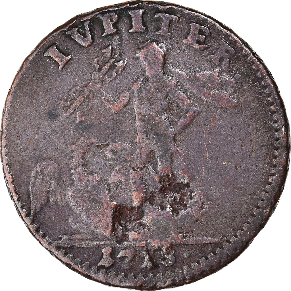 Coin, Sweden, Carl XII, Daler, 1718, Sala and Stockholm, VF(30-35), Copper