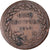 Coin, Monaco, Honore V, 5 Centimes, Cinq, 1837, Monaco, VF(30-35), Copper