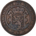 Coin, Luxembourg, William III, 10 Centimes, 1860, Paris, VF(30-35), Bronze