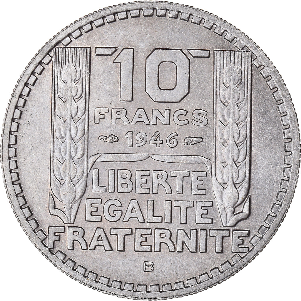 Münze, Frankreich, Turin, 10 Francs, 1946, Beaumont - Le Roger, UNZ
