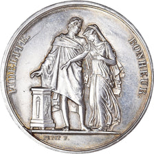 Francja, medal, Mariage, Fidélité Bonheur, Petit, AU(55-58), Srebro
