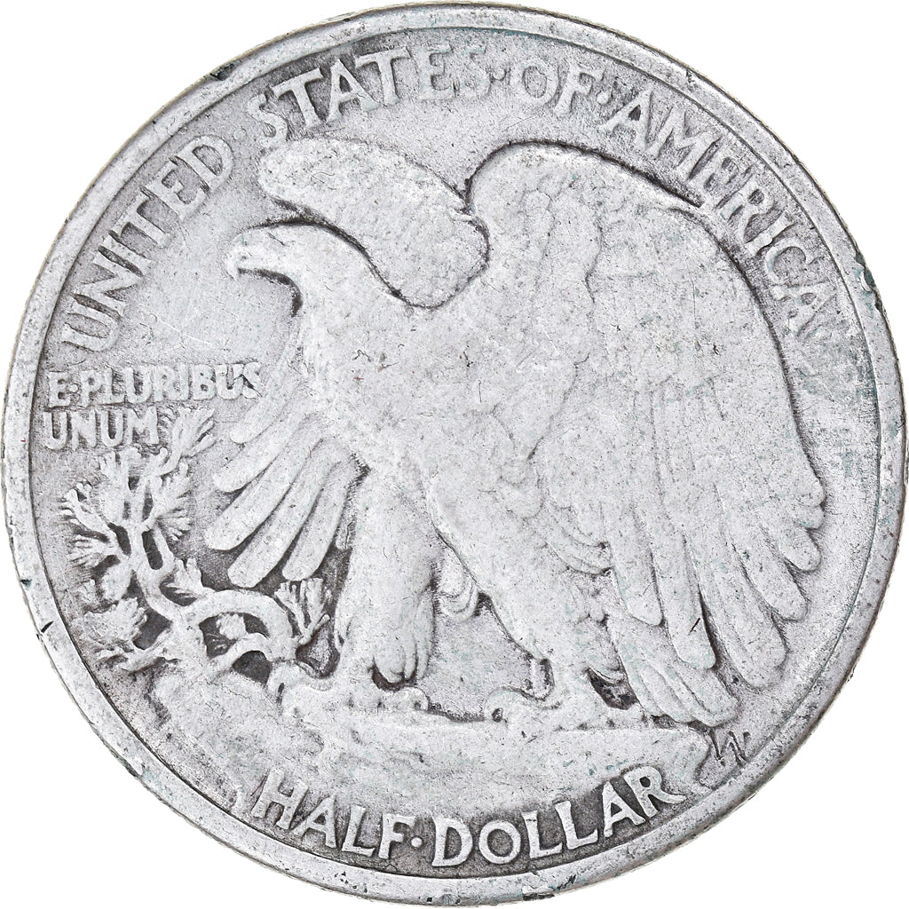 Coin, United States, Walking Liberty Half Dollar, Half Dollar, 1939, U.S. Mint