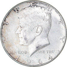 Moeda, Estados Unidos da América, Kennedy Half Dollar, Half Dollar, 1964, U.S.