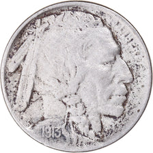 Monnaie, États-Unis, Buffalo Nickel, 5 Cents, 1913, U.S. Mint, Denver, TB+