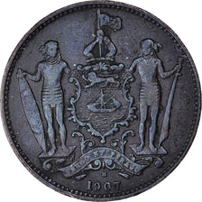 Moneda, BORNEO SEPTENTRIONAL BRITÁNICO, Cent, 1907, Heaton, Birmingham, BC+