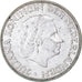 Moneda, Países Bajos, Juliana, 2-1/2 Gulden, 1964, Utrecht, MBC+, Plata, KM:185