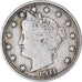 Moneda, Estados Unidos, Liberty Nickel, 5 Cents, 1911, U.S. Mint, Philadelphia