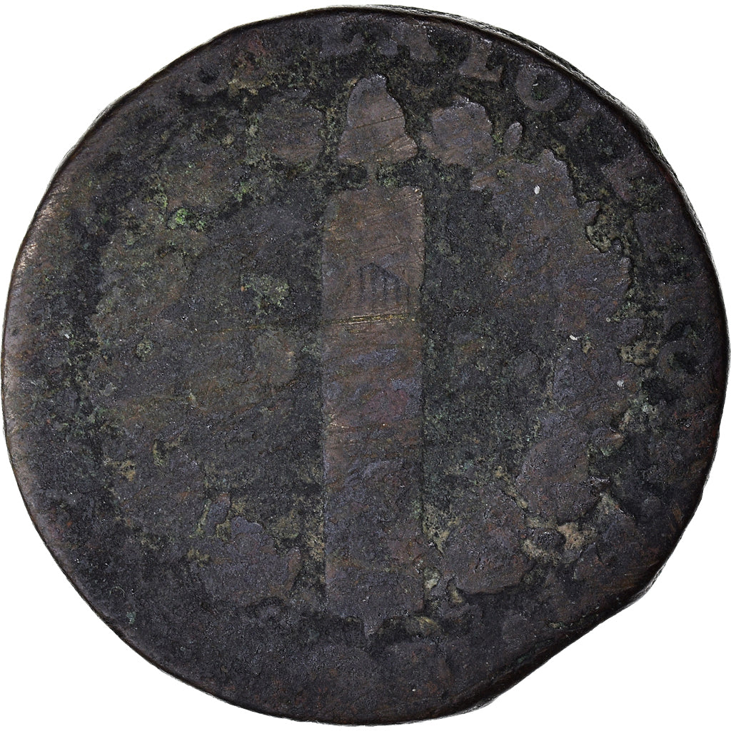 Coin, France, Louis XVI, 12 Deniers, Nantes, G(4-6), Copper