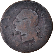 Coin, France, Louis XVI, Liard, Liard, 1786, Lyon, F(12-15), Copper, KM:585.5