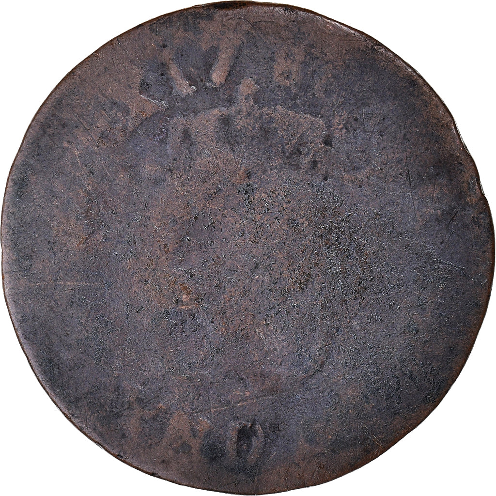 Coin, France, Louis XVI, Liard, Liard, 1786, Lyon, F(12-15), Copper, KM:585.5